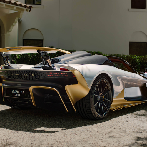 2028 Aston Martin Valhalla Spider Rear View